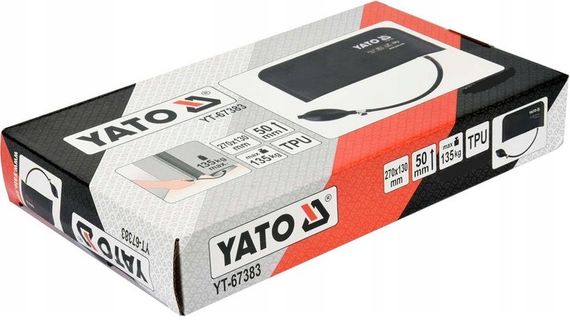 Подушка монтажная надувная 135 кг высота 50 мм 270х130 мм YATO YT-67383 | Зображення 5