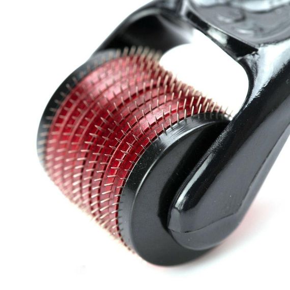 Мезороллер для кожи лица на 540 иголок, DERMA ROLLER / Массажер омолаживающий для лица | Зображення 4