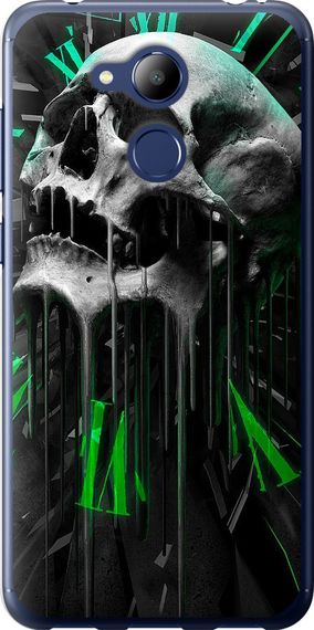 Чехол на Huawei Honor 6C Pro Череп-часы "4100u-1358-17620"