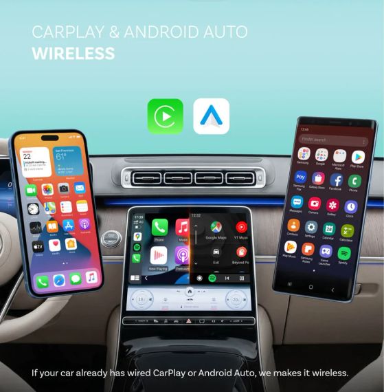Беспроводной адаптер для автомобилей Apple CarPlay и Android Auto Ottocast Mini NOVA | Зображення 3