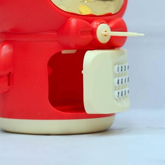 Скарбничка сейф електронна із замком Space Rabbit Piggy Червона