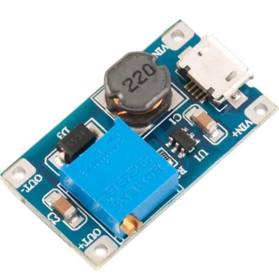 Повышающий преобразователь MT3608 LM2577 Micro USB 2 А Трансформатор