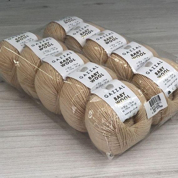 Пряжа Gazzal – Baby Wool колір 839 | Зображення 3