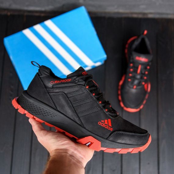Шкіряні кросівки Adidas Terrex чорні | Зображення 7