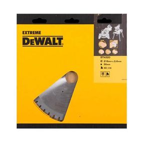 Диск пильний EXTREME WORKSHOP 216*30мм DeWALT DT4320