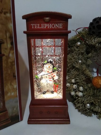 Новорічний нічник телефонна будка XMAS WDL-25002A 25 см (47702-10103_719) | Зображення 5