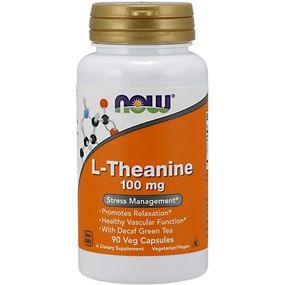 Теанін NOW Foods L-Theanine 100 mg 90 Veg Caps