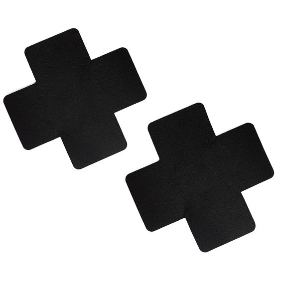 Сексуальні наклейки на груди Art of Sex – Ruth. Чорний, One size | Зображення 1