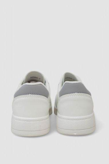 Женские кеды с перфорацией на шнурке экокожа цвет белый размер 39 248RAD60 | Зображення 3