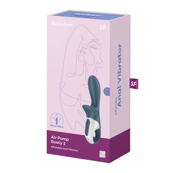 Анальний вібратор Satisfyer Air Pump Booty 2, надувається | Зображення 4