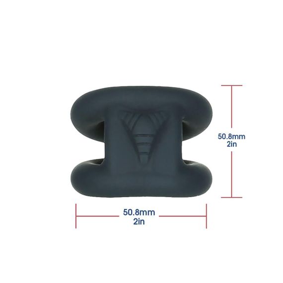 Подвійне ерекційне кільце LUX Active – Tug – Versatile Silicone Cock Ring Sex Aura | Зображення 1