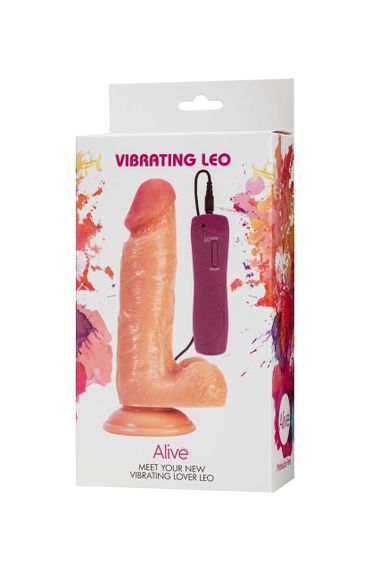 Фалоімітатор Alive Leo з вібрацією, ПВХ, діаметр 3,8 см Sex Aura | Зображення 2