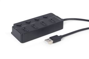 Хаб Gembird UHB-U2P4P-01 на 4 порти USB 2.0