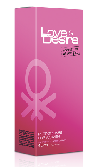 Туалетная вода с феромонами для женщин Love & Desire for Women, 15 ml Sex Aura | Зображення 2