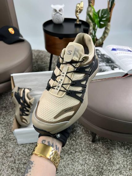 Мужские кроссовки  Salomon XT Pu_Re Advanced Beige Black , Вьетнам 45 28.5-29 см | Зображення 6
