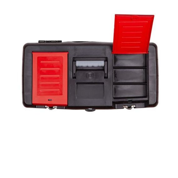 Ящик для інструментів з металевими замками, 24", 610*255*251 мм INTERTOOL BX-1024 | Зображення 3