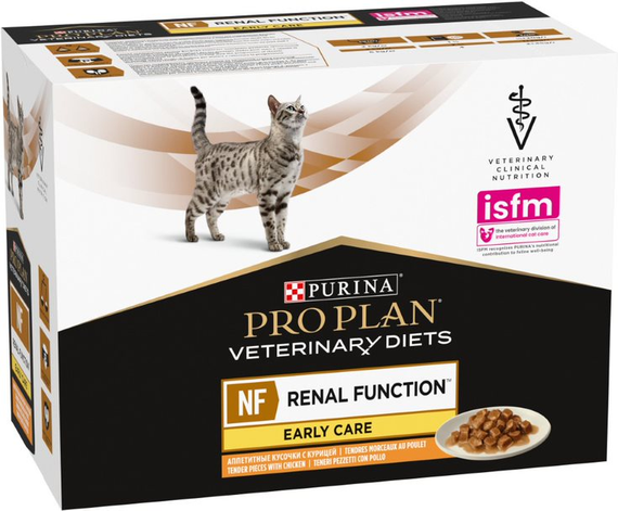 Влажный лечебный корм Purina Veterinary Diets NF Renal для котов при болезнях почек на ранних стадиях 30х85г | Зображення 1