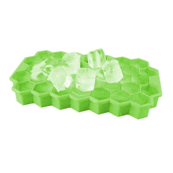 Силиконовая форма для льда CUMENSS Соты Green емкость заморозка