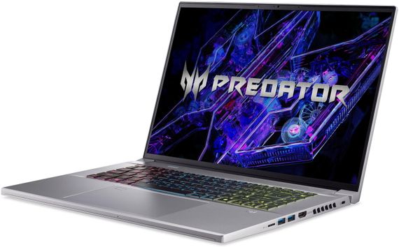 Ноутбук Acer Predator Triton Neo 16 PTN16-51 16' WQXGA, Intel U7-155H, 16GB, F1TB, NVD4060-8, Lin, сріблястий (NH.QSAEU.002) | Зображення 3