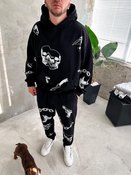 Костюм худі+штани дтф | Зображення 1