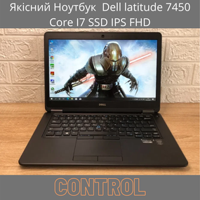 Качественный ноутбук Dell latitude 7450 Core I7 SSD IPS FHD