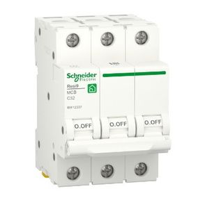 Автоматичний вимикач змінного струму  Schneider RESI9 32А, 3P, крива С, 6кА