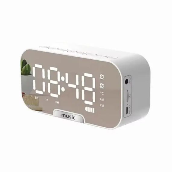 Портативная колонка Bluetooth с часами Q5 BT