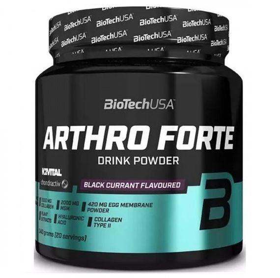 Хондропротектор (для спорта) BioTechUSA Arthro Forte 340 g /20 servings/ Black Currant
