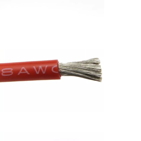 Провід силіконовий надм'який 10AWG 5.3 кв, чорний стійкий до високих температур | Зображення 2