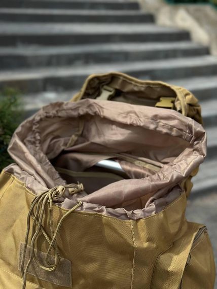 Рюкзак Койот тактичний Каркасний 80л Coyote Алюмінієва рама | Зображення 3