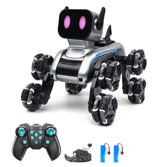 Іграшка трюкова собака-робот з вісьмома колесами на радіокеруванні XPRO Stunt Robot Dog (47761-9056_753) | Зображення 4