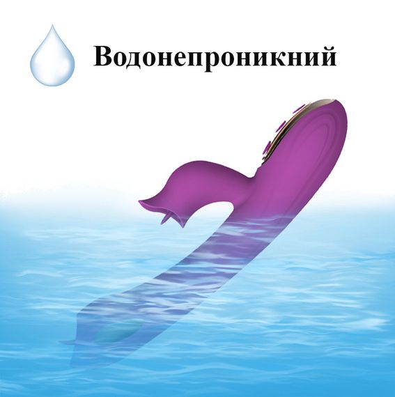 Вібратор з електростимуляцією та язичком (зелений, USB) | Зображення 7