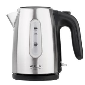 Електрочайник з нержавіючої сталі Adler AD 1273, 1 л, 1200 Вт