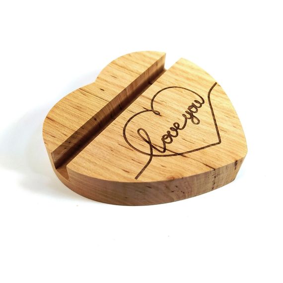 Підставка тримач для мобільного телефону, смартфона, планшета Love you Майстерня містера Томаса 10х12см | Зображення 3