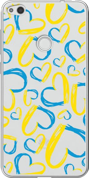 Чехол на Huawei P8 Lite (2017) Сердца UA "5292u-777-17620"