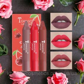 Набір помад-олівцем для губ Teayason Lipstick Вишня