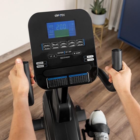 Горизонтальний велотренажер Gymtek XBR6000 електромагнітний синій | Зображення 7