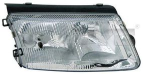 Фара Правая Vw Passat B5 97-00 Электрич. Регулир. H7/H1 Tyc 3B0941018K
