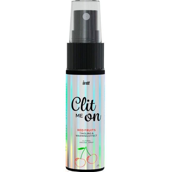Збуджувальний спрей для клітора Intt Clit Me On Red Fruits Warming Effect 12 мл, зігріваючий ефект Sex Aura | Зображення 1