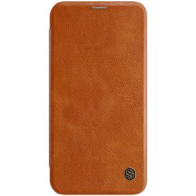 Шкіряний чохол (книжка) Nillkin Qin Series для Apple iPhone 12 Pro Max (6.7")