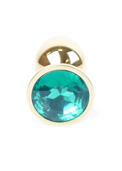 Анальная пробка Jewellery Gold PLUGGreen sexstyle | Зображення 3