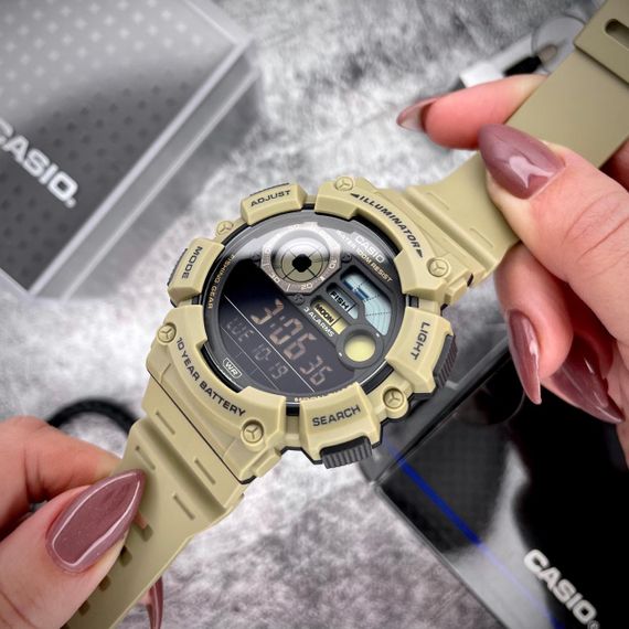 Чоловічий годинник Casio WS-1500H-5B | Зображення 1