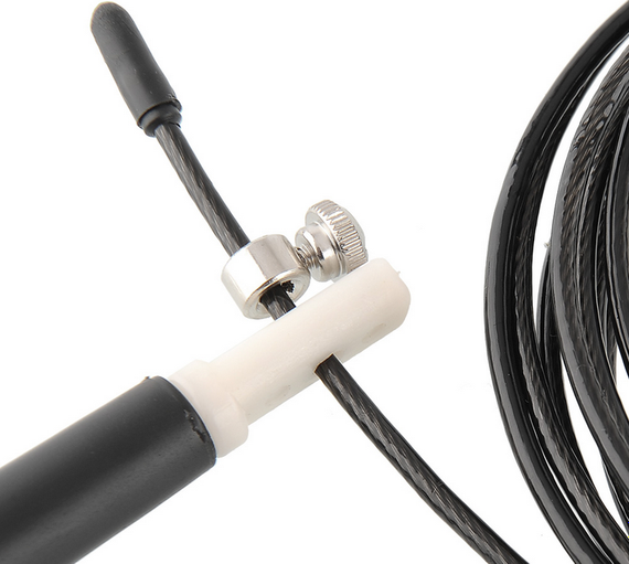 Скакалка швидкісна Power System PS-4033 Crossfit Jump Rope Black (2,8m.) | Зображення 1