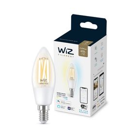 Лампа розумна WiZ  E14, 4.9W, 40W, 470Lm, C35, 2700-6500, філаментна, Wi-Fi (929003017601)