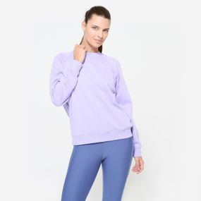 Кофта флісова жіноча для фітнесу лавандова - XL