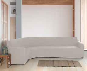 Жакардовий чохол на кутовий диван Kora без спідниці