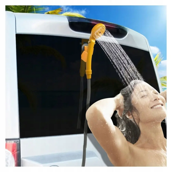 Похідний душ, мийка автомобіля Поливання SHOWER SET, портативний туристичний душ, мінімийка для автомобіля | Зображення 3