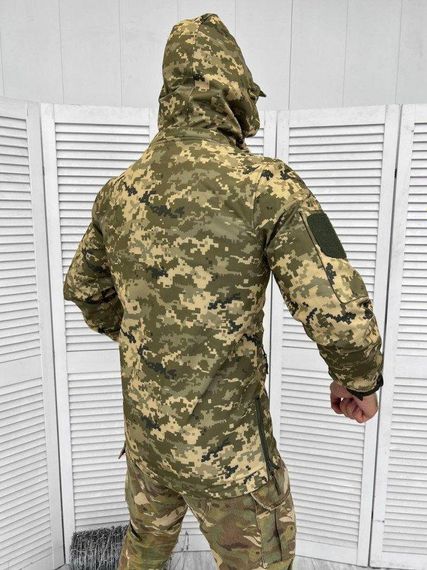 Осенняя тактическая  куртка софтшел Soft-Shell SQUAD пиксель ВТ7898 | Зображення 1
