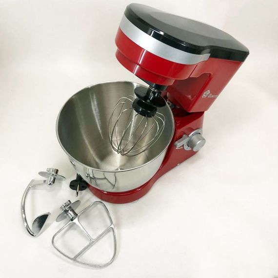 Кухонний комбайн новий Domotec, Потужний кухонний планетарний міксер, Тістоміс настільний для дому ZD-51 | Зображення 9