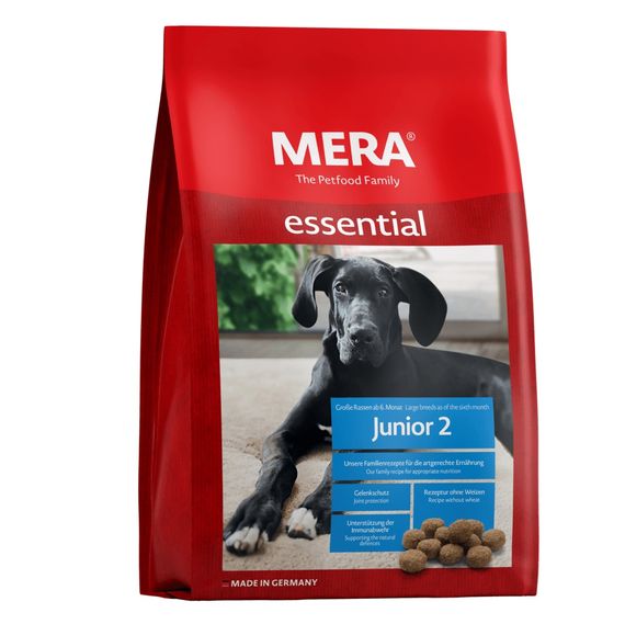 Корм Mera Essential Junior 2 сухий з м'ясом птиці для щенят великих порід 1 кг